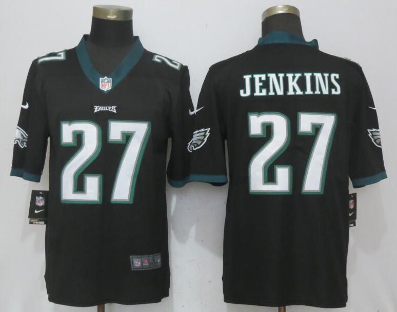 Men Philadelphia Eagles #27 Jenkins Black Vapor Untouchable New Nike Limited NFL Jerseys->->NFL Jersey